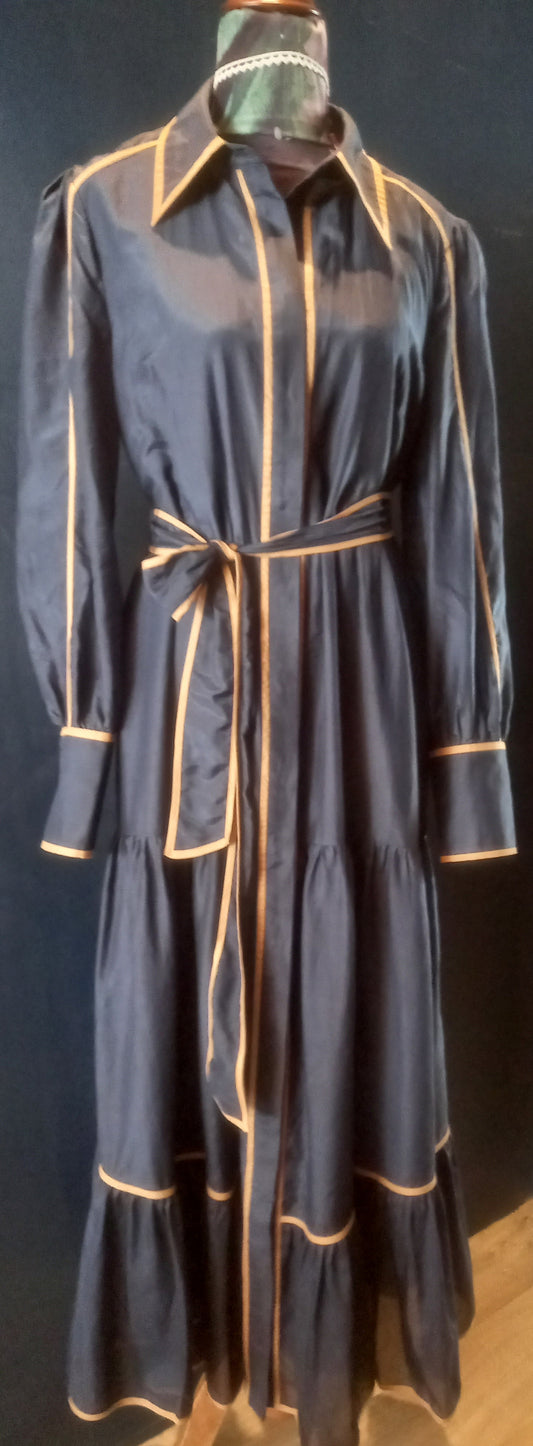 Once Was Tallitha Collared Shirt/Coat Dress