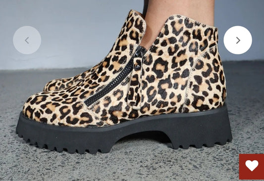 Minx - Sheenah Leopard Boot