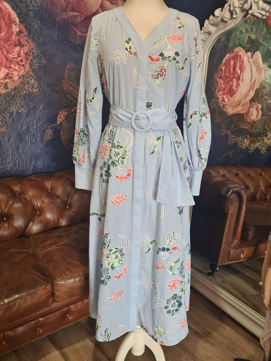 Once/Was Elysian Embroidered Coat Dress